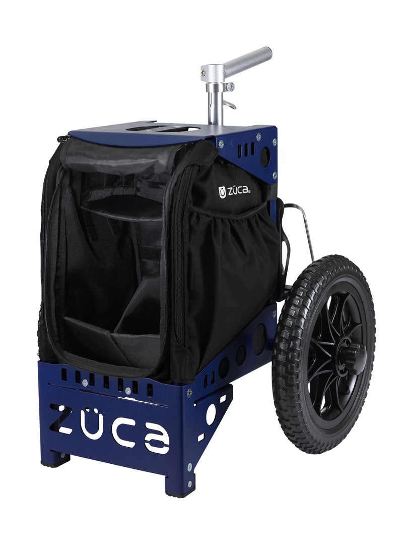 Zuca Compact Disc Golf Cart - Black / Navy