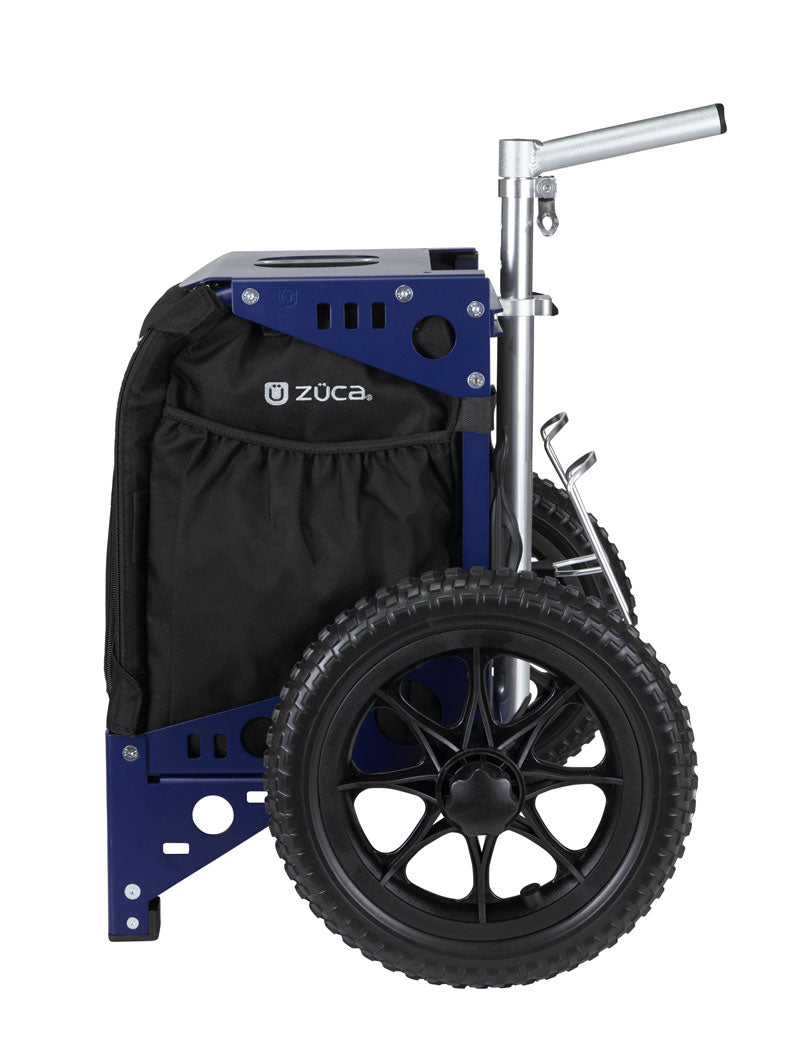 Zuca Compact Disc Golf Cart - Black / Navy