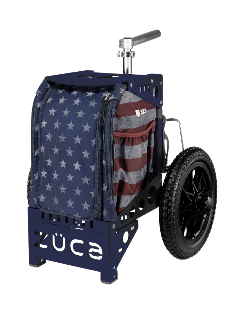 Zuca Compact Disc Golf Cart - Old Glory / Navy