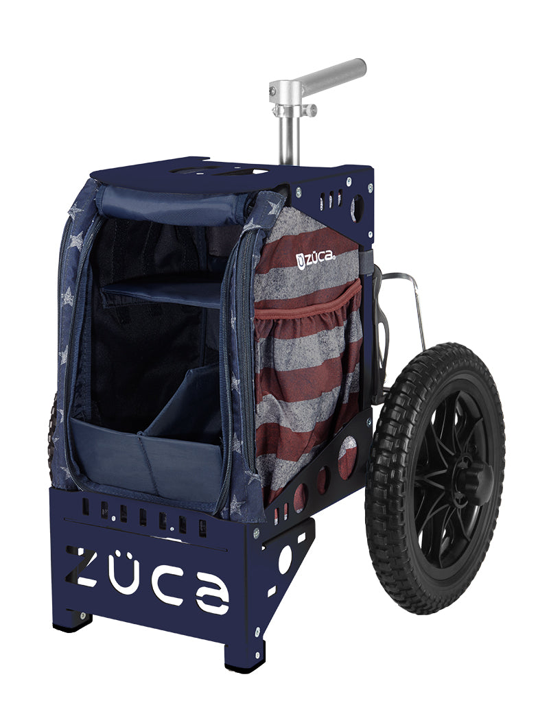 Zuca Compact Disc Golf Cart - Old Glory / Navy