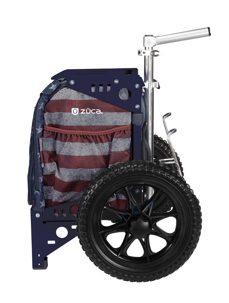 Zuca Compact Disc Golf Cart - Old Glory / Navy