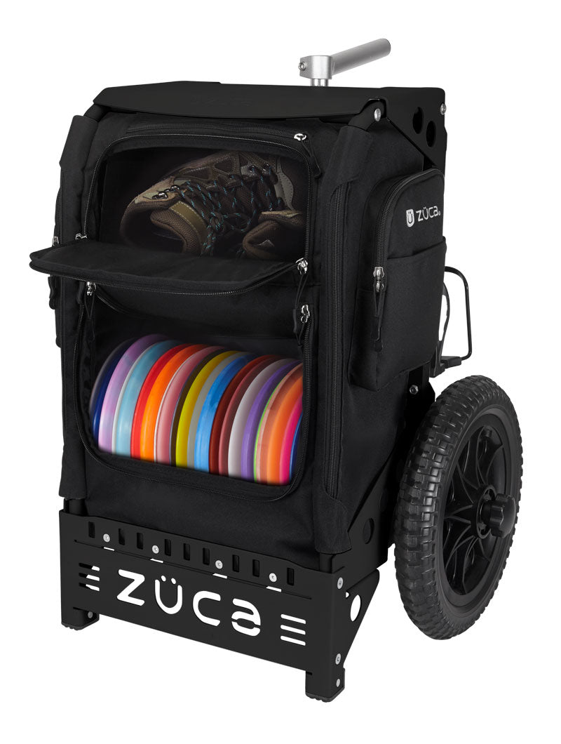 Zuca Trekker Disc Golf Cart - Black / Black