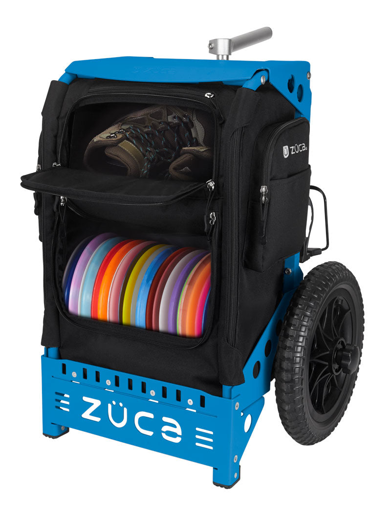 Zuca Trekker Disc Golf Cart - Black / Blue