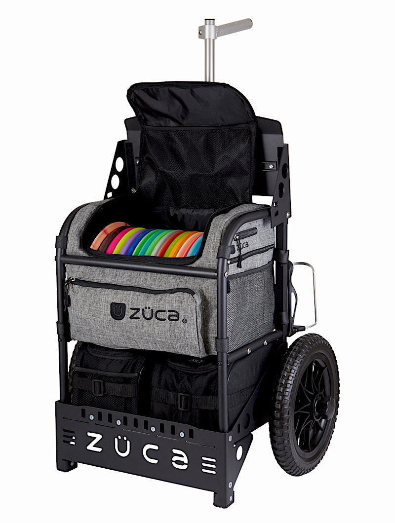 Zuca Transit Cart - Charcoal Grey / Matte Black