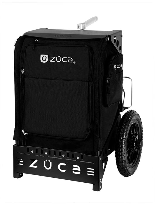 Zuca Trekker LG Disc Golf Cart - Black / Black