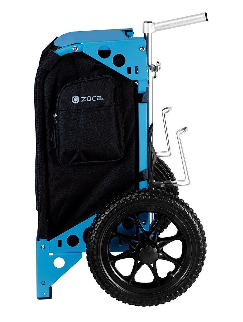 Zuca Trekker LB Disc Golf Cart - Black / Blue