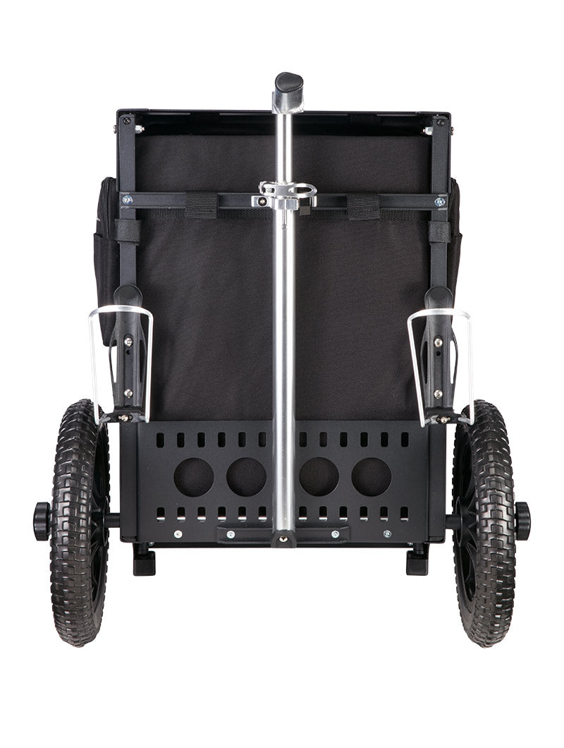 Zuca Trekker LG Disc Golf Cart - Black / Black