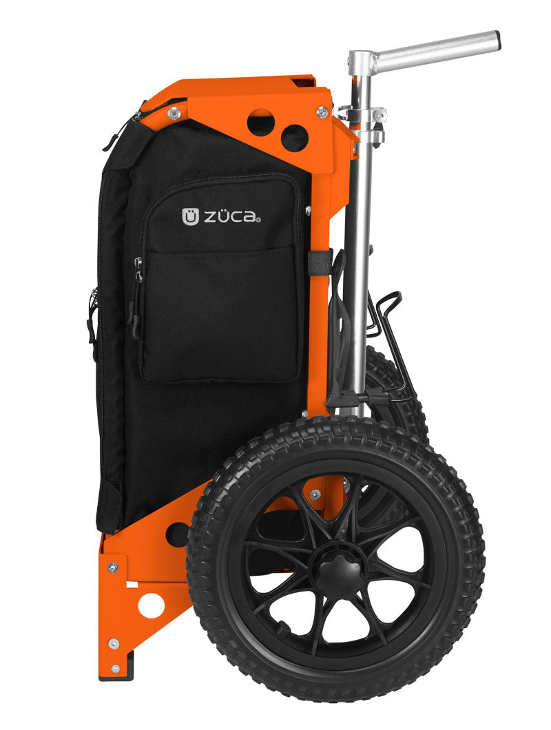 Zuca Trekker Disc Golf Cart - Black / Orange