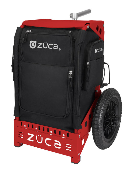 Zuca Trekker Disc Golf Cart - Black / Red