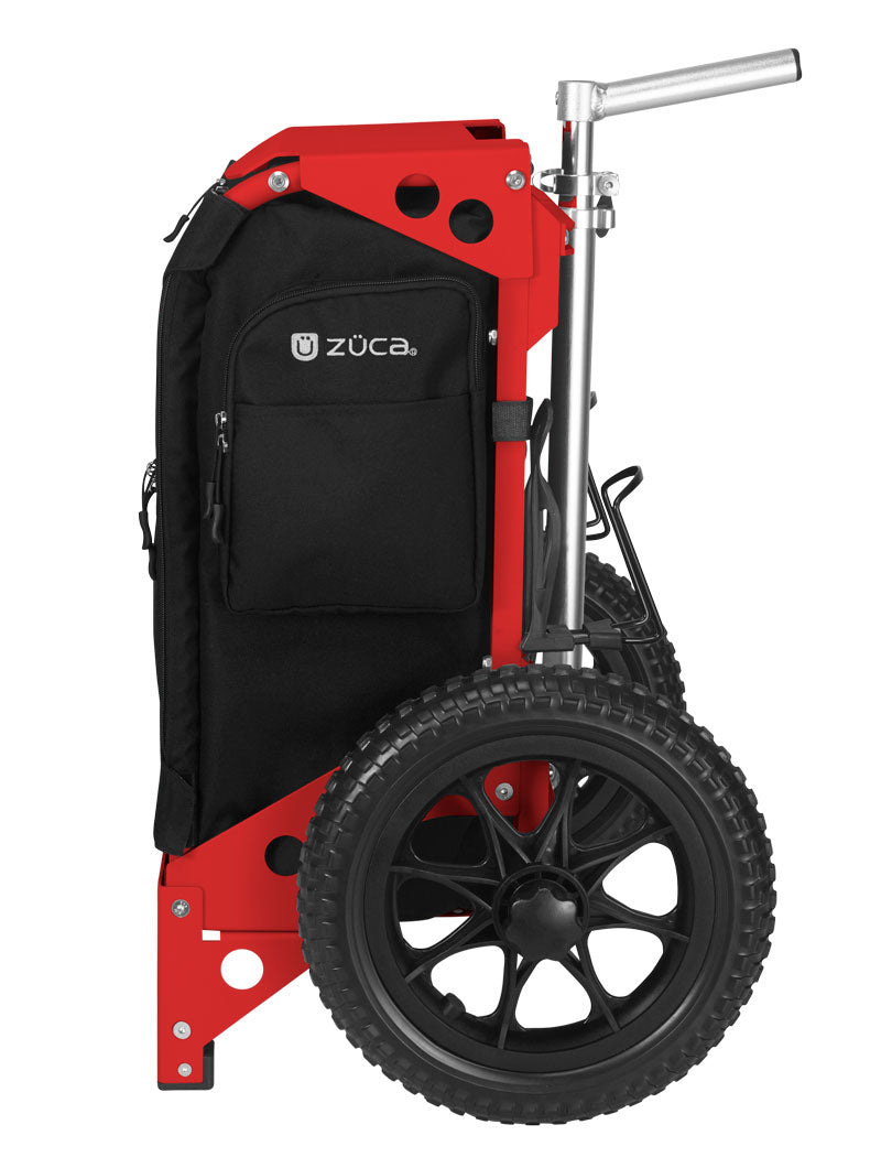 Zuca Trekker Disc Golf Cart - Black / Red