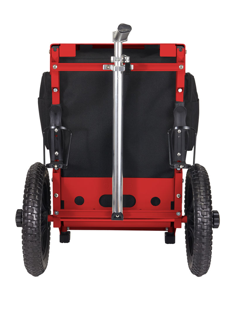 Zuca Trekker Disc Golf Cart - Black / Red